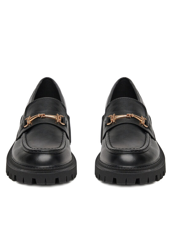 DeeZee DeeZee Loafersy 13027-12 Czarny