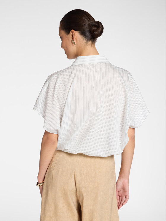 Elena Mirò Elena Mirò Koszula 5000E000113N001 Biały Regular Fit