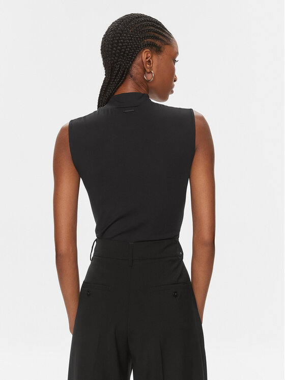 Calvin Klein Calvin Klein κορμάκι Stretch Jersey Body K20K206900 Μαύρο Slim Fit