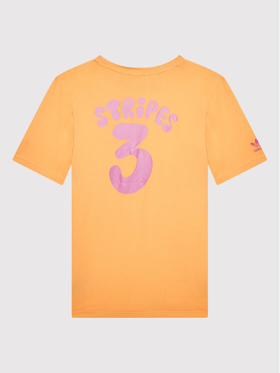 adidas adidas T-särk KEVIN LYONS HF7579 Oranž Regular Fit