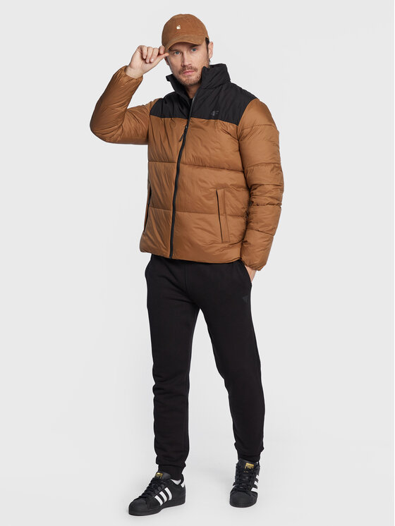 4F 4F Zimska jakna H4Z22-KUMP005 Rjava Regular Fit