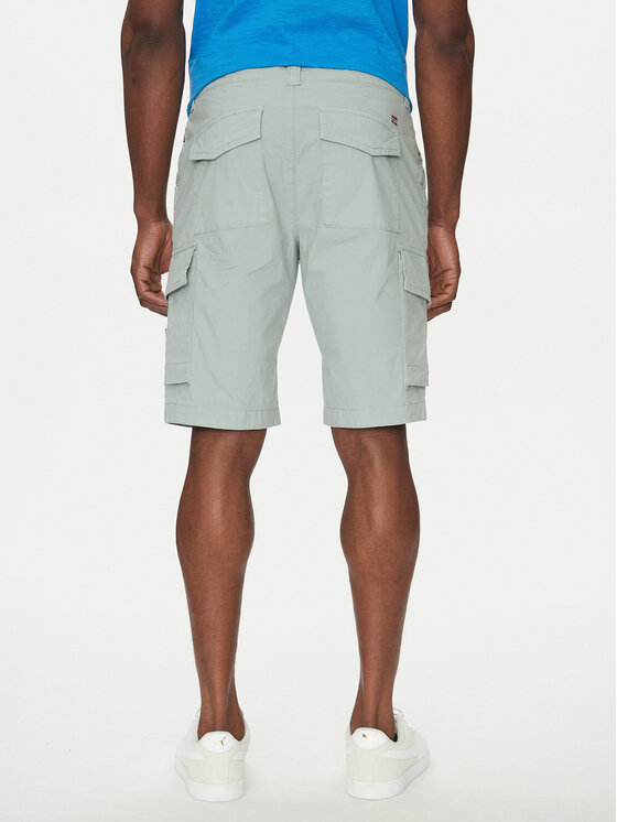 Napapijri Napapijri Pantaloncini di tessuto N-Horton NP0A4HOS Verde Regular Fit