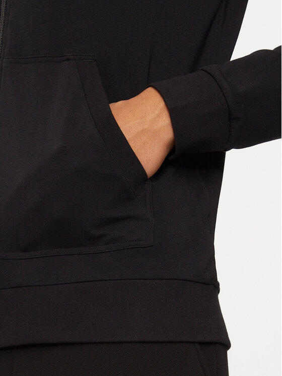 HUGO Hugo Bluza 50525245 Czarny Regular Fit