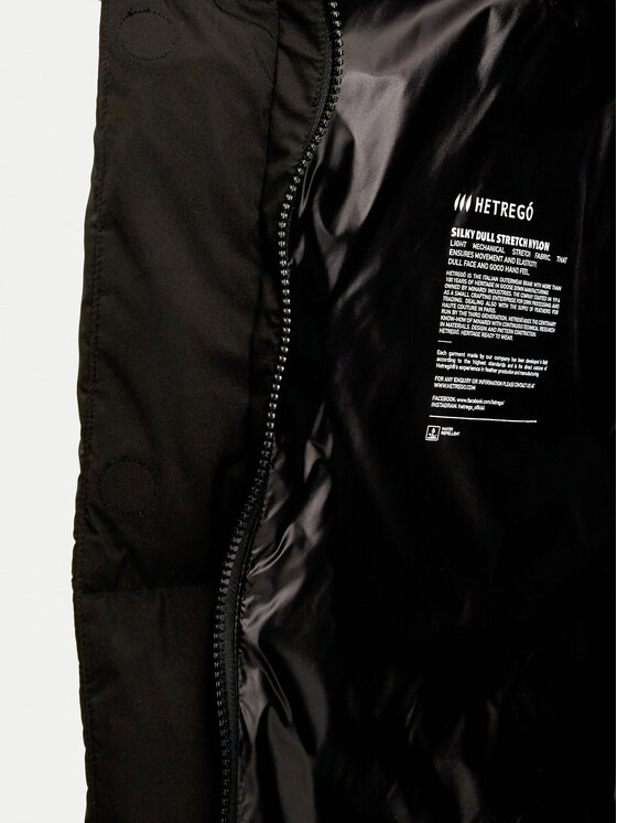 Hetregó Hetregó Puhovka Valery 8N691 Črna Loose Fit