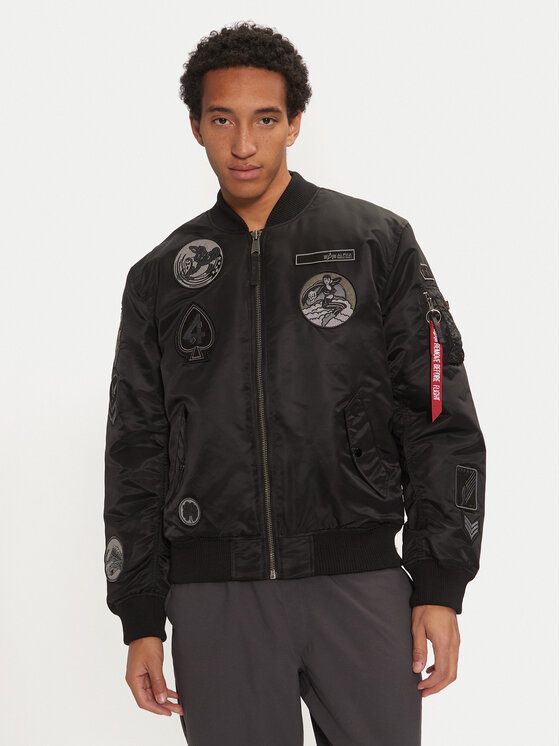 Alpha Industries Alpha Industries Bunda bomber 138104 Černá Regular Fit