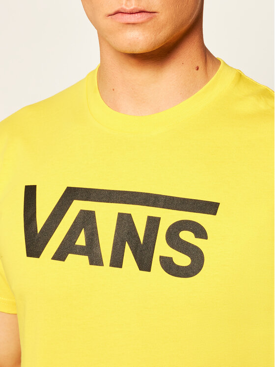 Vans T Shirt Classic Vn000ggg Żółty Regular Fit Modivopl 