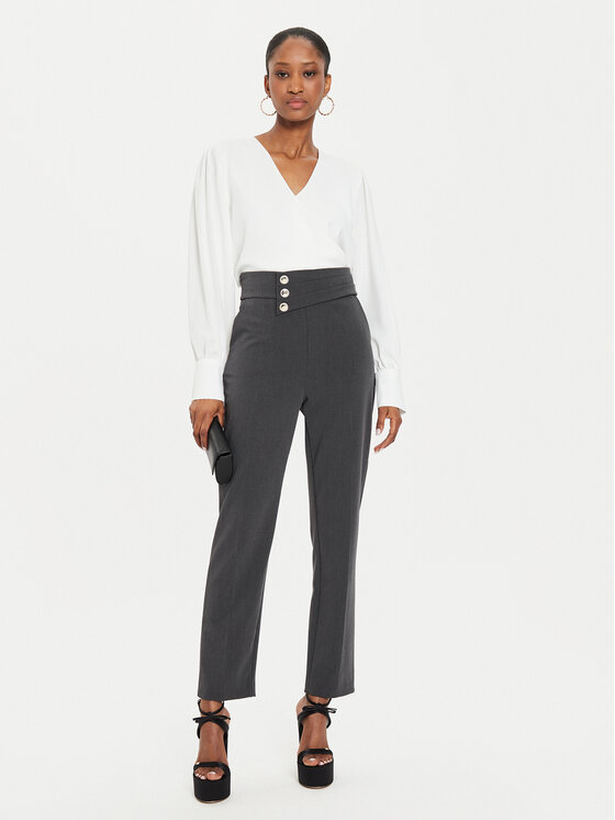Rinascimento Rinascimento Bluza CFC0120494003 Écru Regular Fit