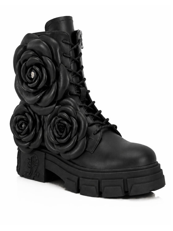 PHILIPP PLEIN PHILIPP PLEIN Kotníková obuv s elastickým prvkem 31324 Černá