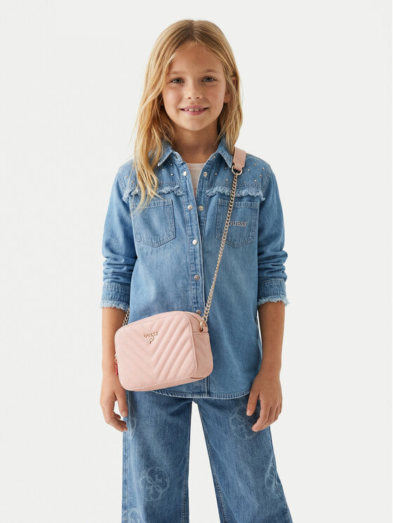 Guess Guess Дамска чанта J4GZ23 WFZL0 Розов