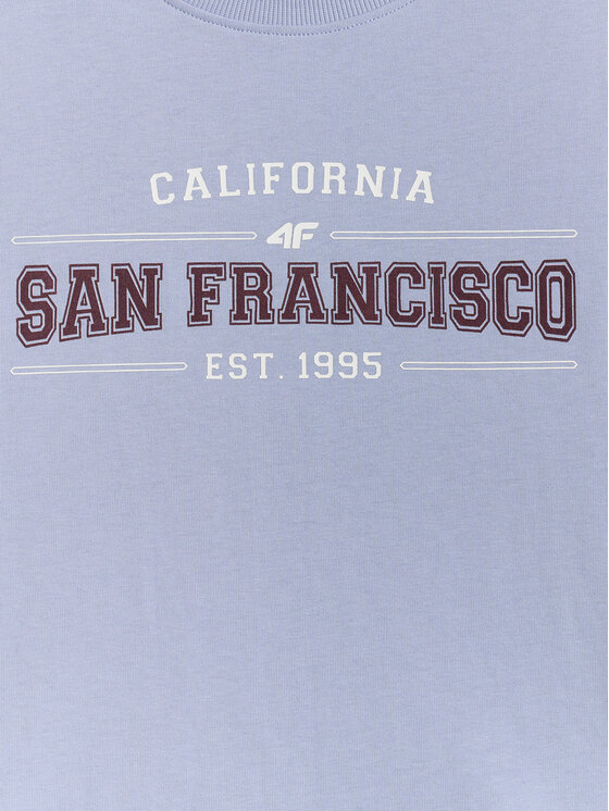 4F 4F T-Shirt SPORTS CLUB Boxy Fit