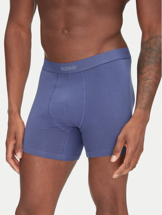 Sloggi Sloggi 2er-Set Boxershorts 10222372 Blau