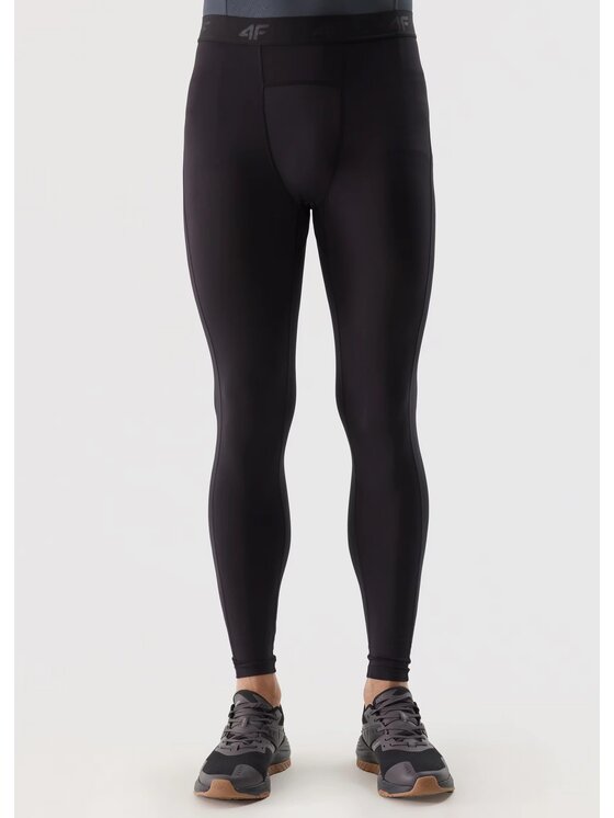 4F 4F Leggings 4FWSS24TFTIM227-20S Nero Slim Fit