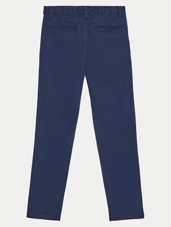 United Colors Of Benetton United Colors Of Benetton Chino hlače 4HM6CF011 Mornarsko modra Slim Fit