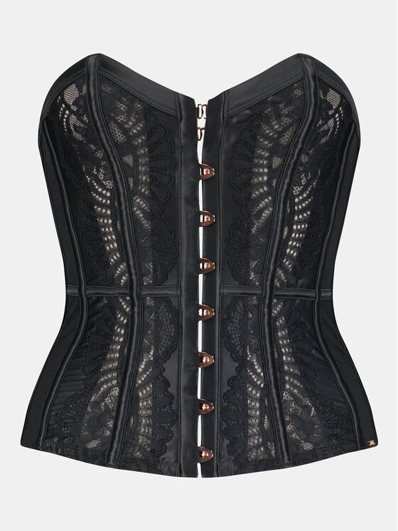 Hunkemöller Hunkemöller Podprsenka Balconette Akelei Bustier 202600 Čierna