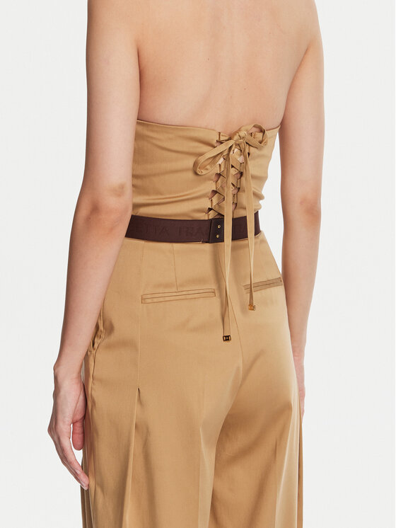 Elisabetta Franchi Elisabetta Franchi Jumpsuit TU05152E2 032 Beige Regular Fit