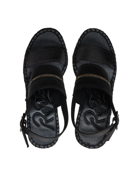 REPLAY REPLAY Espadrilles GWP4G.000.C0025T Fekete