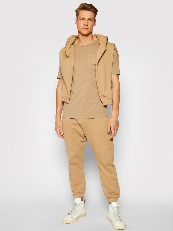 T-shirt TG43BCKTD Marrone Regular Fit