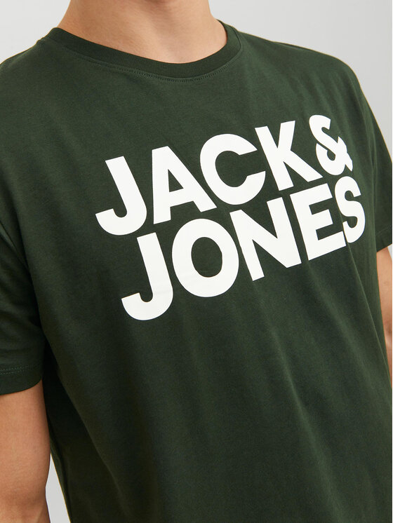 Jack&Jones Jack&Jones Marškinėliai Corp 12151955 Žalia Standard Fit