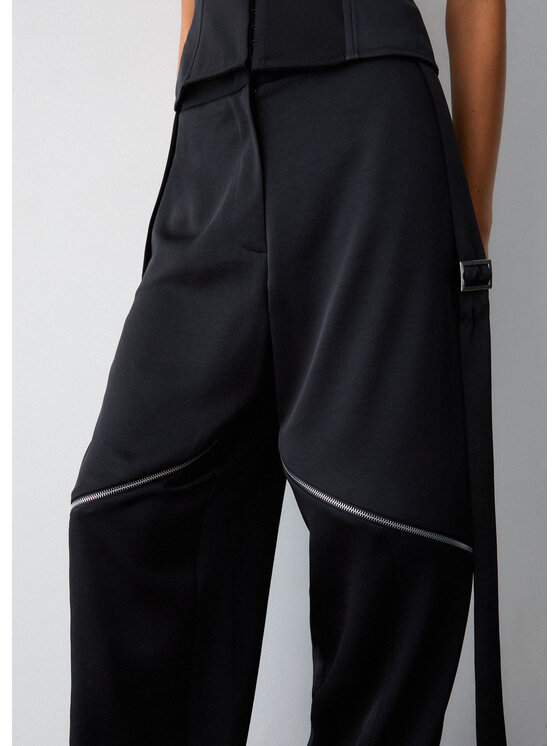 Liu Jo Liu Jo Spodnie garniturowe PA6014TS11422222 Czarny Regular Fit