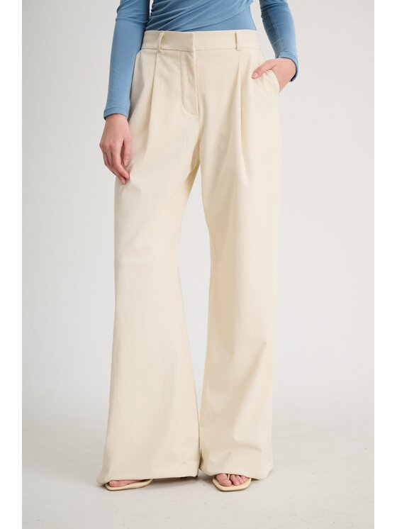 ROSE AVENUE ROSE AVENUE Spodnie dresowe TAMI Beżowy jasny Regular Fit