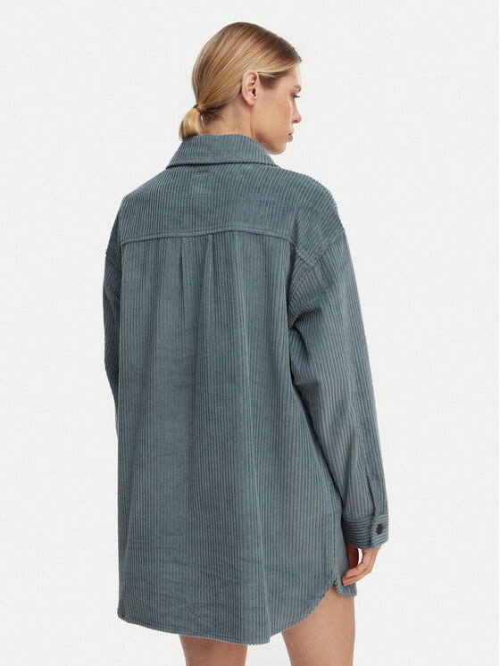 Billabong Billabong Srajčna obleka Winter Ocean EBJWD00149 Modra Boxy Fit