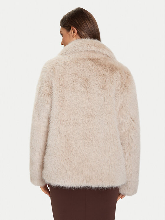 Bomboogie Bomboogie Pelzmantel Paris GW148STFRL5 Beige Regular Fit