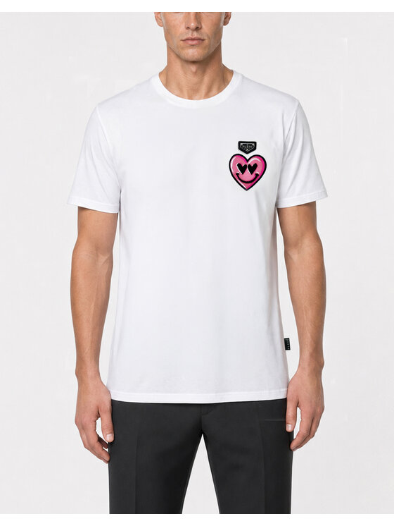 PHILIPP PLEIN PHILIPP PLEIN T-Shirt 31662 Bílá Regular Fit