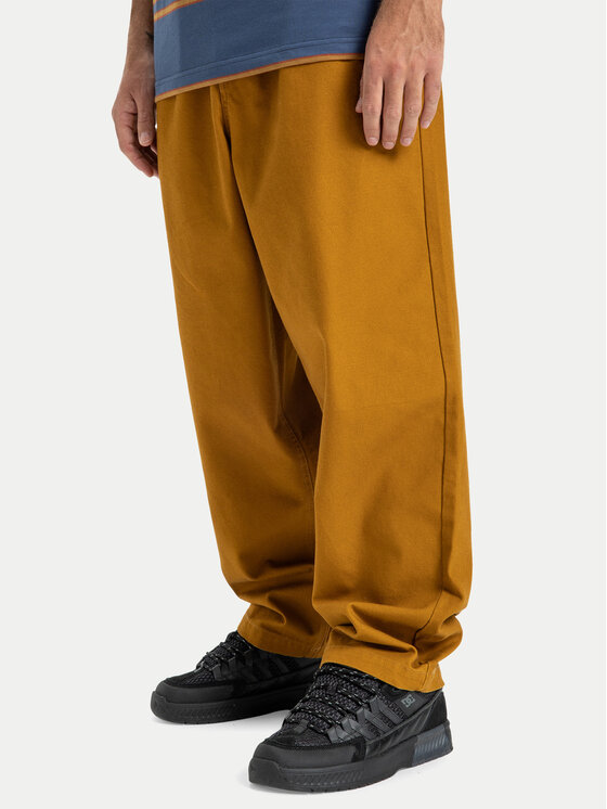 DC Shoes DC Shoes Штани з тканини Framed EDYNP03169 Коричневий Relaxed Fit
