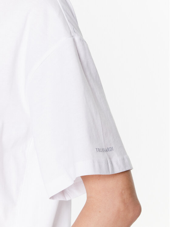 Trussardi Trussardi Тишърт 56T00561 Бял Regular Fit