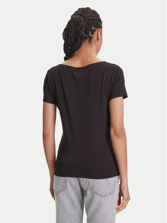 EA7 Emporio Armani EA7 Emporio Armani T-Shirt 7W000184 AF10373 UC001 Czarny Regular Fit