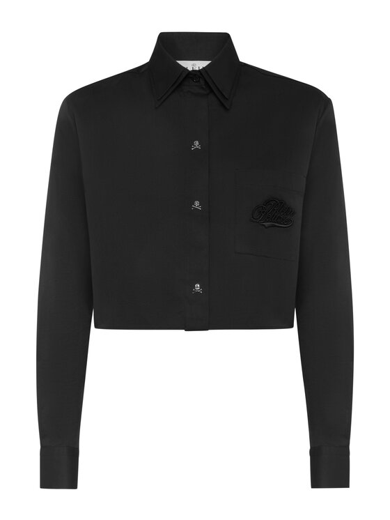 PHILIPP PLEIN PHILIPP PLEIN Koszula 26471 Czarny Fitted Fit