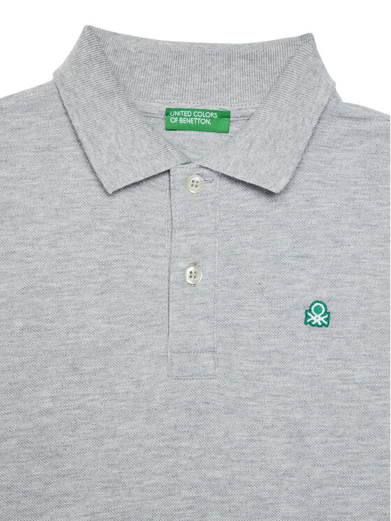 United Colors Of Benetton United Colors Of Benetton Поло 3089C300Q Сірий Regular Fit