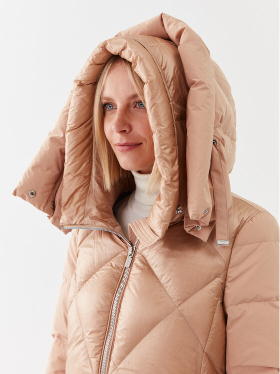 Diego M Diego M Daunenjacke 22IP-R402 Beige Regular Fit