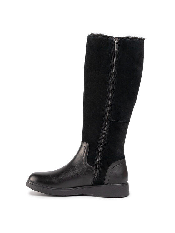 Clarks Kozaki Un Elda Hi 26145844 Czarny Modivo.pl