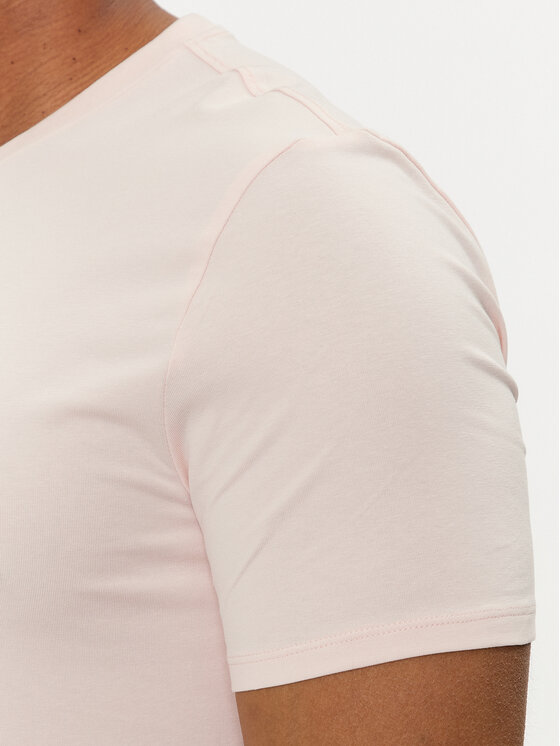 Guess Guess T-krekls M2YI24 J1314 Rozā Slim Fit