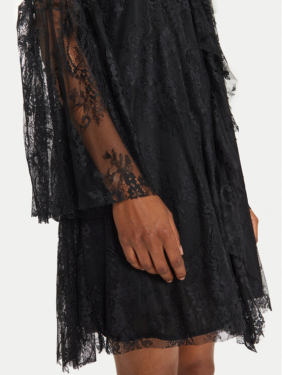 ViCOLO ViCOLO Abito da cocktail TS0158 Nero Regular Fit