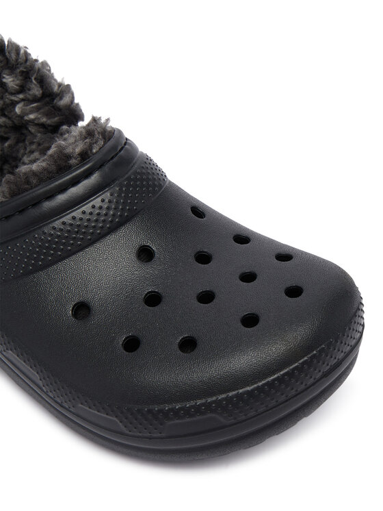 Crocs Crocs Nazouváky Classic Fleece Lined Clog K 212856 Černá
