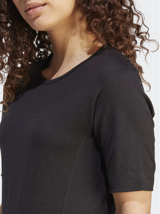 adidas adidas Термооблекло горна част Xperior Merino 200 HZ8553 Черен Slim Fit