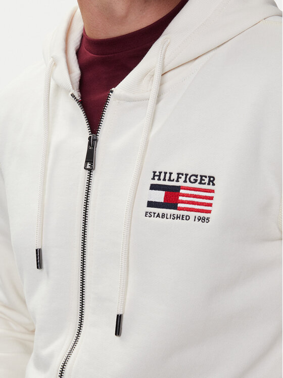 Tommy Hilfiger Tommy Hilfiger Džemperis American MW0MW39691 Écru Regular Fit