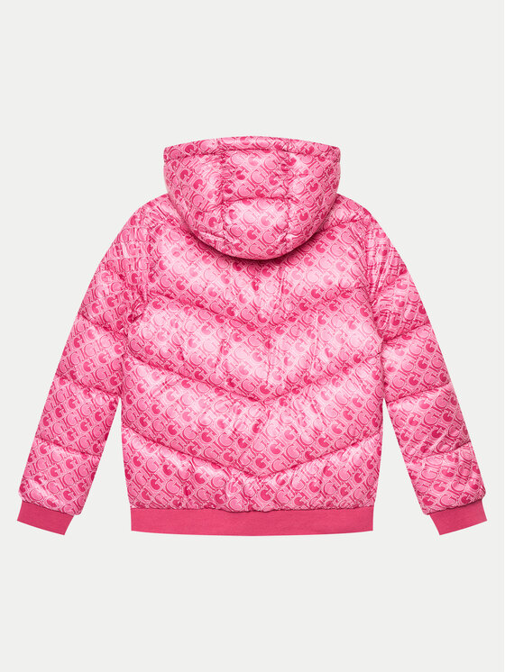 Guess Guess Пухено яке J4YL02 WEGY0 Розов Regular Fit