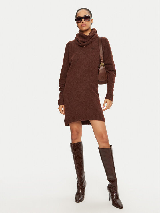 Liu Jo Liu Jo Трикотажна сукня WF4430 MA49P Коричневий Regular Fit