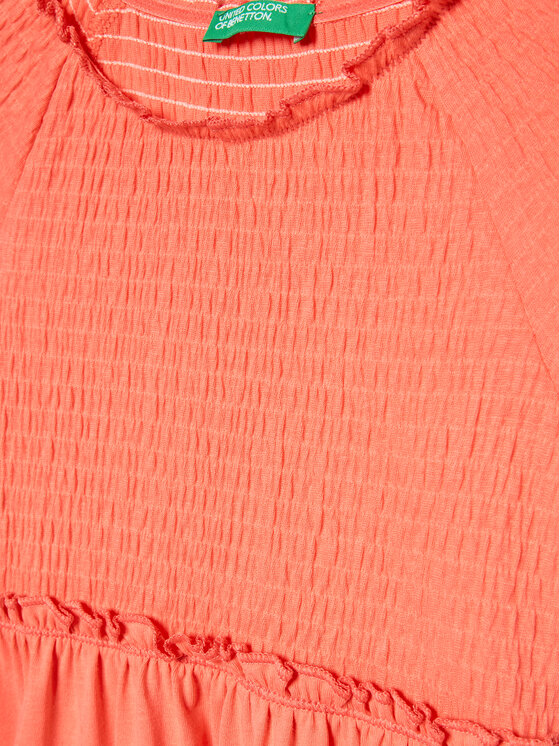 United Colors Of Benetton United Colors Of Benetton Sukienka letnia 3IUE0V005 Różowy Regular Fit