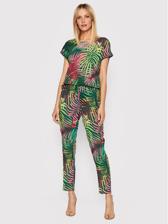 Tatuum Salopetă Agaja T2209.076 Verde Regular Fit