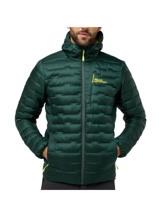 Jack Wolfskin Jack Wolfskin Giacca di transizione Jack Wolfskin Passamani Down Hoody M Verde Regular Fit