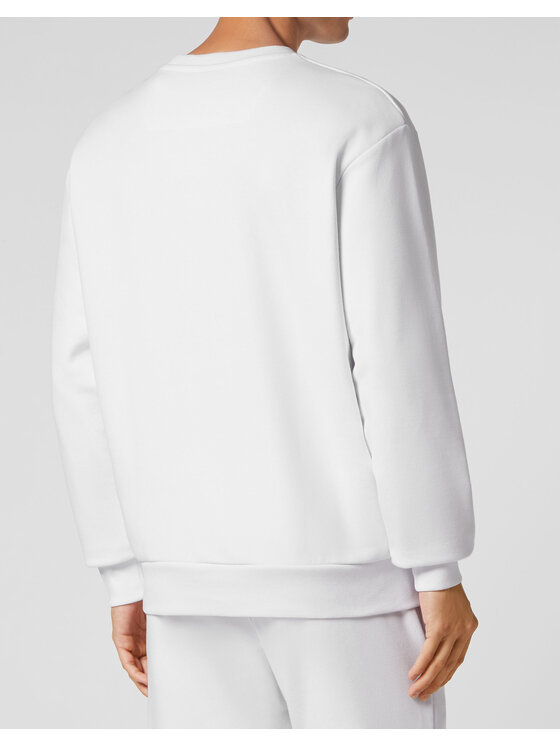 Plein Sport Plein Sport Longsleeve 315 Biały Regular Fit