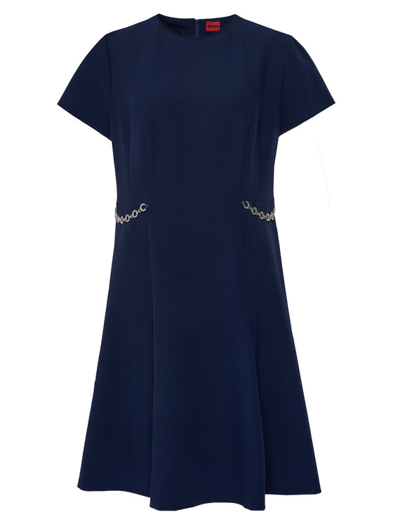 HUGO HUGO Kasdieninė suknelė Kaelyn 50564798 Mėlyna Regular Fit