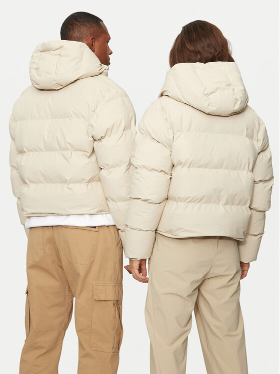 Rains Rains Kurtka zimowa 15150 Beżowy Regular Fit