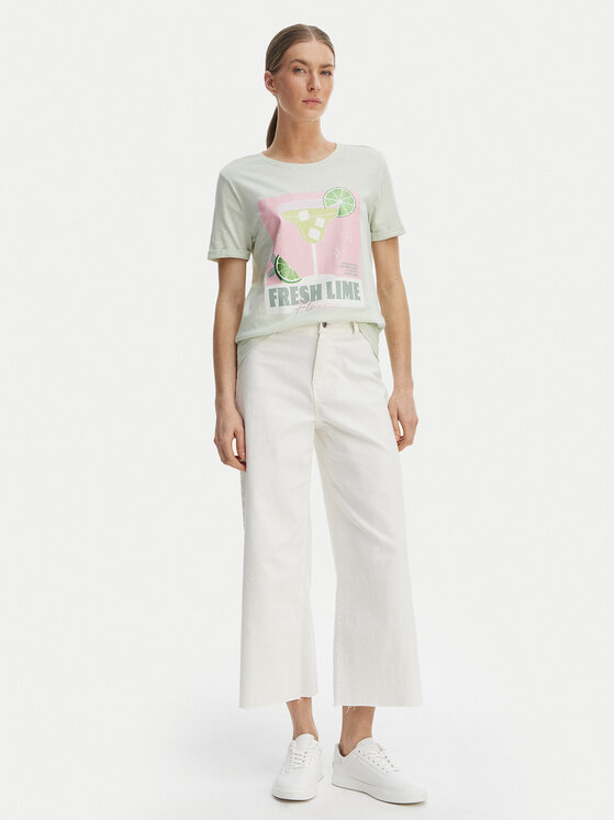 ONLY ONLY Футболка Kita 15291465 Зелений Regular Fit