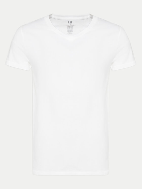 Gap Gap Súprava tričiek 483955-00 Biela Regular Fit
