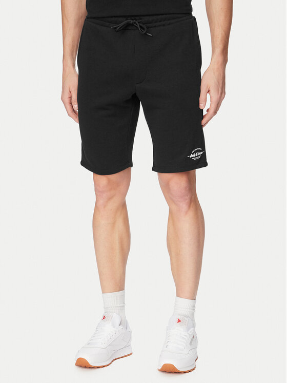 Jack & Jones Jack & Jones Sada T-shirt a šortky Brandon 12298184 Černá Regular Fit